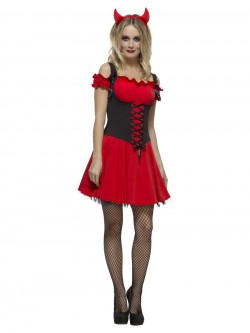 Fever - Fever Wicked Devil Costume, Red - FV30886
