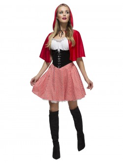 Fever - Fever Red Riding Hood Costume, Red - FV38490