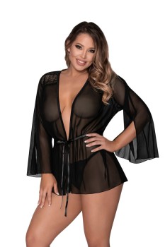 Exposed - Flowing Short Robe - MSM288