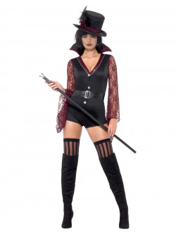 Fever - Fever Vampire Costume, Black - FV44771
