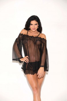 Glitter - Lace Mesh Tunic - GL33010