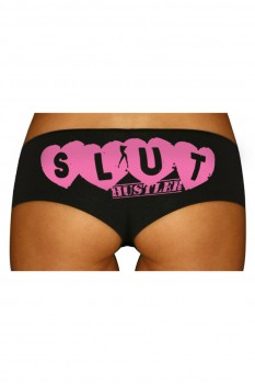 Hustler - Hustler Screen Print Panties - Slut - HSP-10