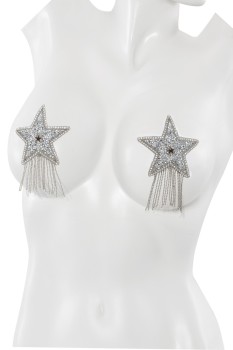 Coquette - Star Pasties With Chain Tassels - CQ21141