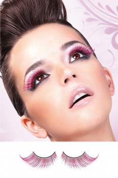 Baci Lingerie - Light Pink Feather Eyelashes - BE535