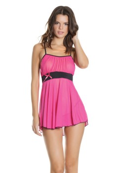 Coquette - Baby Doll , Criss Cross Straps & G-String - CQ2589