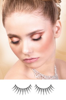 Baci Lingerie - Black Premium Eyelashes - BE588