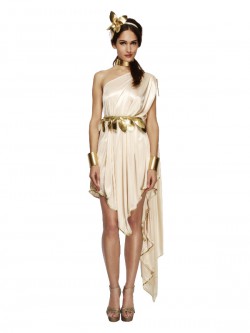 Fever - Fever Goddess Costume, Cream - FV20561