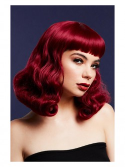 Fever - Fever Bettie Wig with Short Fringe, Plum - FV72145