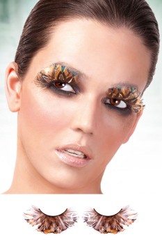 Baci Lingerie - Black Feather Eyelashes - BE609
