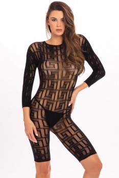 Rene Rofe - Exotic Crotchless Bodystocking - RR7077