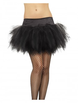 Fever - Tutu, Frilly, Black - FV22097