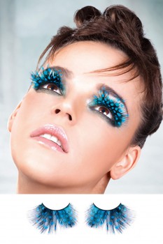 Baci Lingerie - Blue Feather Eyelashes - BE612