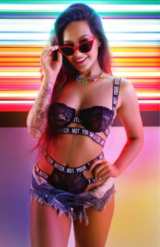 Fantasy Lingerie - Not Your Bitch Lace Bra & Cutout Panty Set - FL-B-AF901
