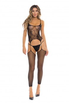 Rene Rofe - On All Night 2Pc Set Bodystocking - RR7099