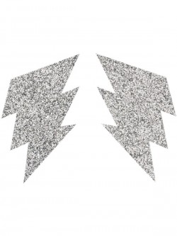 Fever - Fever Glitter Lightning Bolt Nipple Pasties - FV20792