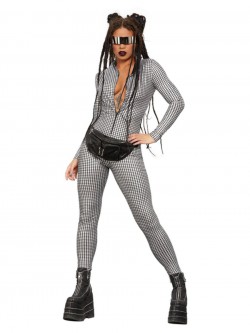 Fever - Fever Miss Whiplash Disco Holographic Costume - FV61997