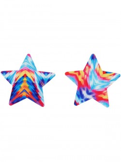 Fever - Fever Tie Dye Star Nipple Pasties - FV20790
