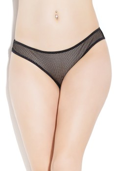 Coquette - Fishnet Crotchless Panty  - CQD9369