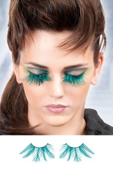 Baci Lingerie - Blue Feather Eyelashes - BE615