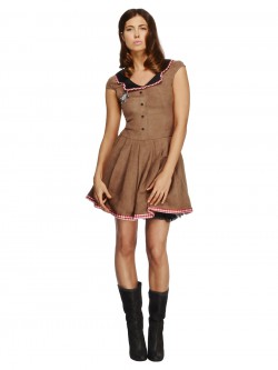 Fever - Fever Wild West Costume, Brown - FV33794