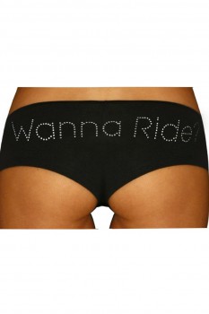 Hustler - Bling Booty Short - Wanna Ride? - HRP-04