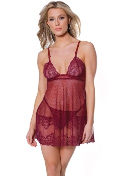 Coquette - Babydoll and Thong - CQ22312
