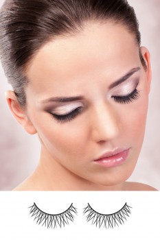 Baci Lingerie - Black Deluxe Eyelashes - BE681