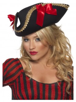 Fever - Fever Pirate Hat, Black - FV24206