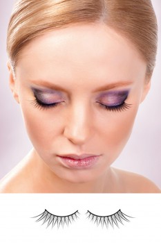 Baci Lingerie - Black Premium Eyelashes - BE672